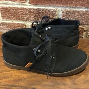 Vans Hi Tops Black Low Sole